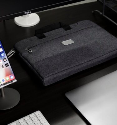 Specter Laptop Brief with MacBook Pro and iPhone
